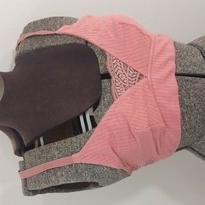 Adore Me L Pink Bralette Unlined Bra